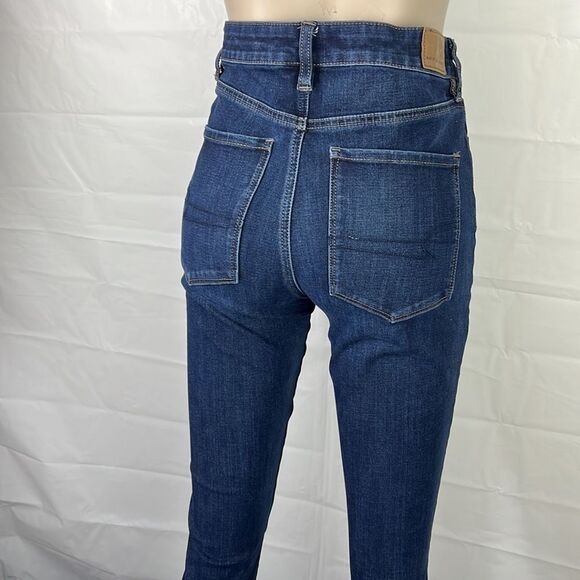 American Eagle ladies next level stretch Hi-rise Jeggings jeans size 6 Long - Picture 9 of 11